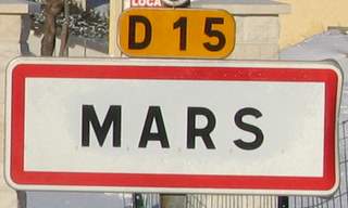 Panneau commune de Mars